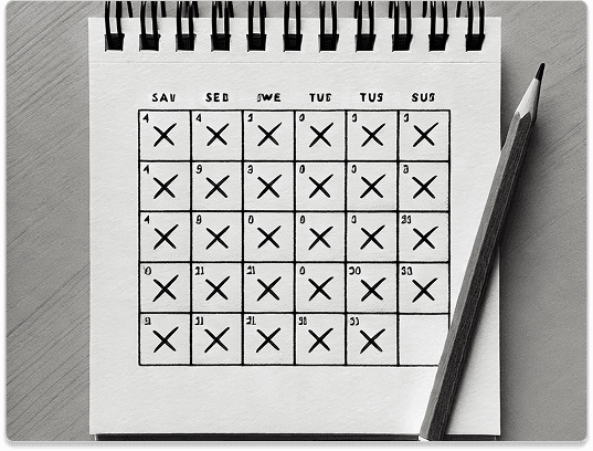 Organize your time visually